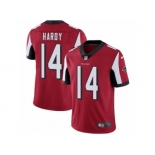 Men's Nike Atlanta Falcons #14 Justin Hardy Vapor Untouchable Limited Red Team Color NFL Jersey