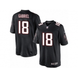 Men's Nike Atlanta Falcons #18 Taylor Gabriel Limited Black Alternate NFL Jersey