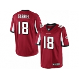 Men's Nike Atlanta Falcons #18 Taylor Gabriel Limited Red Team Color NFL Jersey