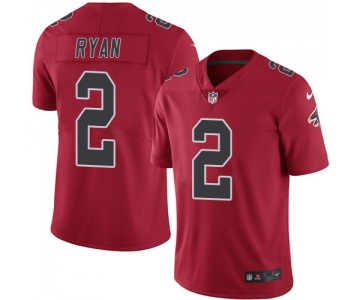 Men's Nike Atlanta Falcons #2 Matt Ryan Elite Red Rush Vapor Untouchable NFL Jersey