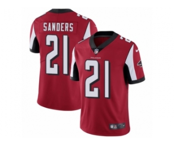 Men's Nike Atlanta Falcons #21 Deion Sanders Vapor Untouchable Limited Red Team Color NFL Jersey