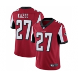 Men's Nike Atlanta Falcons #27 Damontae Kazee Red Team Color Vapor Untouchable Limited Player NFL Jersey