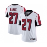 Men's Nike Atlanta Falcons #27 Damontae Kazee White Vapor Untouchable Limited Player NFL Jersey