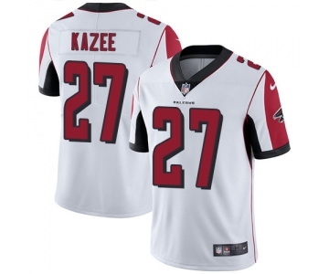 Men's Nike Atlanta Falcons #27 Damontae Kazee White Vapor Untouchable Limited Player NFL Jersey