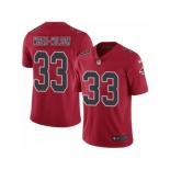 Men's Nike Atlanta Falcons #33 Blidi Wreh-Wilson Limited Red Rush NFL Jersey