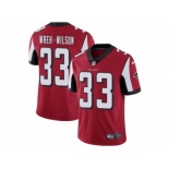 Men's Nike Atlanta Falcons #33 Blidi Wreh-Wilson Red Team Color Vapor Untouchable Limited Player NFL Jersey