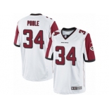 Men's Nike Atlanta Falcons #34 Brian Poole Limited White NFL Jersey