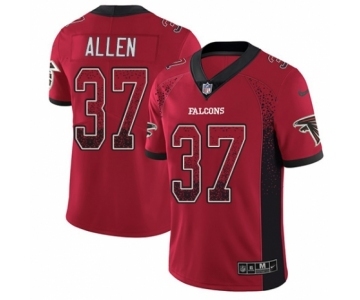 Men's Nike Atlanta Falcons #37 Ricardo Allen Limited Red Rush Drift Fashion NFL Jersey