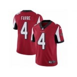 Men's Nike Atlanta Falcons #4 Brett Favre Limited Red Team Color NFL Jersey