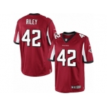 Men's Nike Atlanta Falcons #42 Duke Riley Limited Red Team Color NFL Jersey