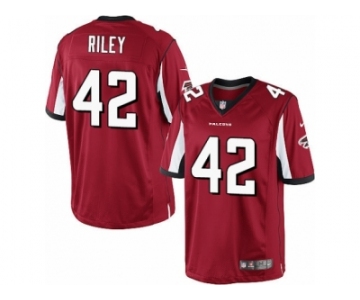 Men's Nike Atlanta Falcons #42 Duke Riley Limited Red Team Color NFL Jersey