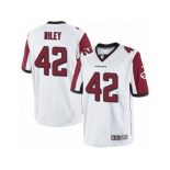 Men's Nike Atlanta Falcons #42 Duke Riley Limited White NFL Jersey