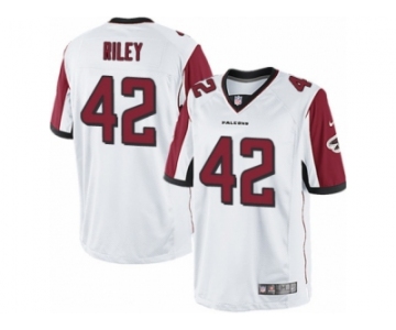 Men's Nike Atlanta Falcons #42 Duke Riley Limited White NFL Jersey