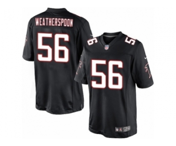 Men's Nike Atlanta Falcons #56 Sean Weatherspoon Limited Black Alternate NFL Jersey