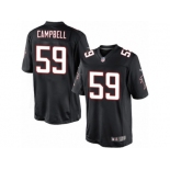 Men's Nike Atlanta Falcons #59 De'Vondre Campbell Limited Black Alternate NFL Jersey