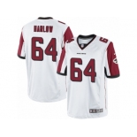 Men's Nike Atlanta Falcons #64 Sean Harlow Limited White NFL Jersey