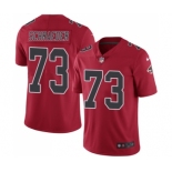 Men's Nike Atlanta Falcons #73 Ryan Schraeder Elite Red Rush Vapor Untouchable NFL Jersey