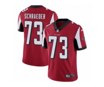 Men's Nike Atlanta Falcons #73 Ryan Schraeder Vapor Untouchable Limited Red Team Color NFL Jersey