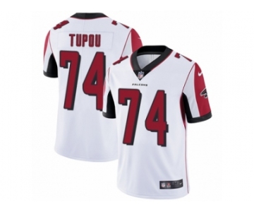 Men's Nike Atlanta Falcons #74 Tani Tupou White Vapor Untouchable Limited Player NFL Jersey