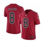 Men's Nike Atlanta Falcons #8 Matt Schaub Elite Red Rush Vapor Untouchable NFL Jersey