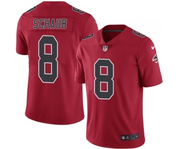 Men's Nike Atlanta Falcons #8 Matt Schaub Elite Red Rush Vapor Untouchable NFL Jersey