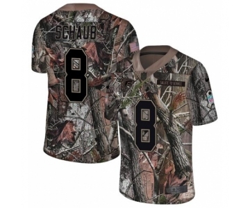 Men's Nike Atlanta Falcons #8 Matt Schaub Limited Camo Rush Realtree NFL Jersey