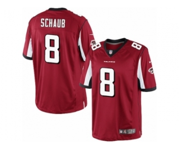 Men's Nike Atlanta Falcons #8 Matt Schaub Limited Red Team Color NFL Jersey