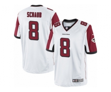 Men's Nike Atlanta Falcons #8 Matt Schaub Limited White NFL Jersey