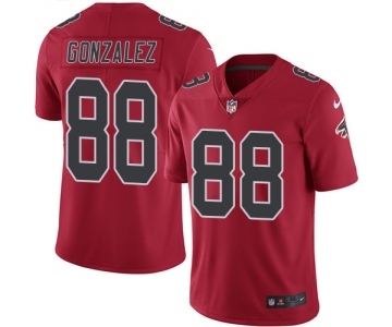 Men's Nike Atlanta Falcons #88 Tony Gonzalez Elite Red Rush Vapor Untouchable NFL Jersey