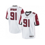 Men's Nike Atlanta Falcons #91 Courtney Upshaw Limited White NFL Jersey