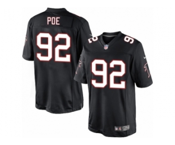 Men's Nike Atlanta Falcons #92 Dontari Poe Limited Black Alternate NFL Jersey