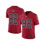 Men's Nike Atlanta Falcons #92 Dontari Poe Limited Red Rush NFL Jersey