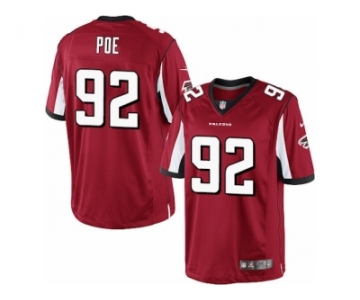 Men's Nike Atlanta Falcons #92 Dontari Poe Limited Red Team Color NFL Jersey