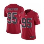 Men's Nike Atlanta Falcons #95 Jack Crawford Elite Red Rush Vapor Untouchable NFL Jersey