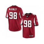 Men's Nike Atlanta Falcons #98 Takkarist McKinley Limited Red Team Color NFL Jersey