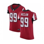 Men's Nike Atlanta Falcons #99 Terrell McClain Red Team Color Vapor Untouchable Elite Player NFL Jersey