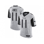 Nike Atlanta Falcons #11 Julio Jones Gray Men's Stitched NFL Limited Gridiron Gray II Jersey