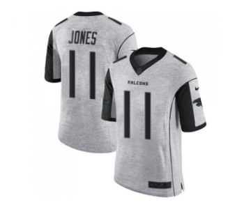 Nike Atlanta Falcons #11 Julio Jones Gray Men's Stitched NFL Limited Gridiron Gray II Jersey