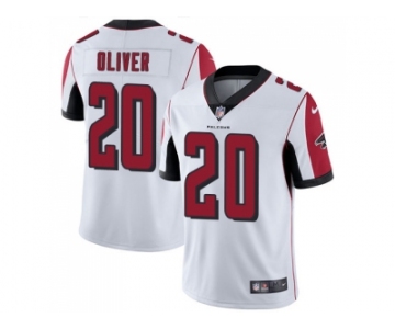 Nike Atlanta Falcons #20 Isaiah Oliver White Men Stitched NFL Vapor Untouchable Limited Jersey