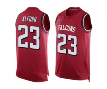 Nike Atlanta Falcons #23 Robert Alford Red Team Color Men's Stitched NFL Limited Tank Top Jerse