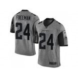 Nike Atlanta Falcons #24 Devonta Freeman Gray Men's Stitched NFL Limited Gridiron Gray Jersey