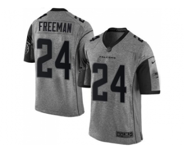 Nike Atlanta Falcons #24 Devonta Freeman Gray Men's Stitched NFL Limited Gridiron Gray Jersey