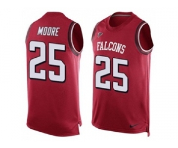 Nike Atlanta Falcons #25 William Moore Red Team Color Men's Stitched NFL Limited Tank Top Jersey