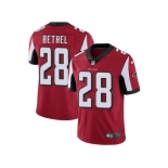 Nike Atlanta Falcons #28 Justin Bethel Red Team Color Men Stitched NFL Vapor Untouchable Limited Jersey