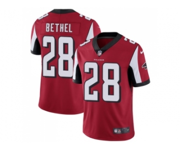 Nike Atlanta Falcons #28 Justin Bethel Red Team Color Men Stitched NFL Vapor Untouchable Limited Jersey