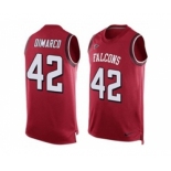 Nike Atlanta Falcons #42 Patrick DiMarco Red Team Color Men's Stitched NFL Limited Tank Top Jersey