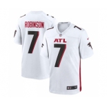 Nike Atlanta Falcons #7 Bijan Robinson White 2023 NFL Draft Vapor Limited Jersey