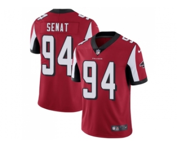 Nike Atlanta Falcons #94 Deadrin Senat Red Team Color Men Stitched NFL Vapor Untouchable Limited Jersey