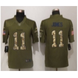 nike nfl jerseys atlanta falcons #11 jones army green[nike Limited Salute To Service]