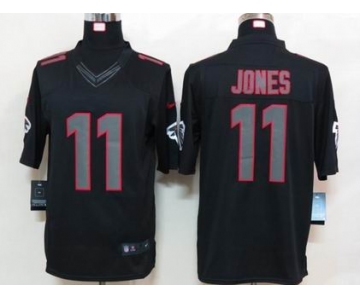 nike nfl jerseys atlanta falcons #11 jones black[nike limited]